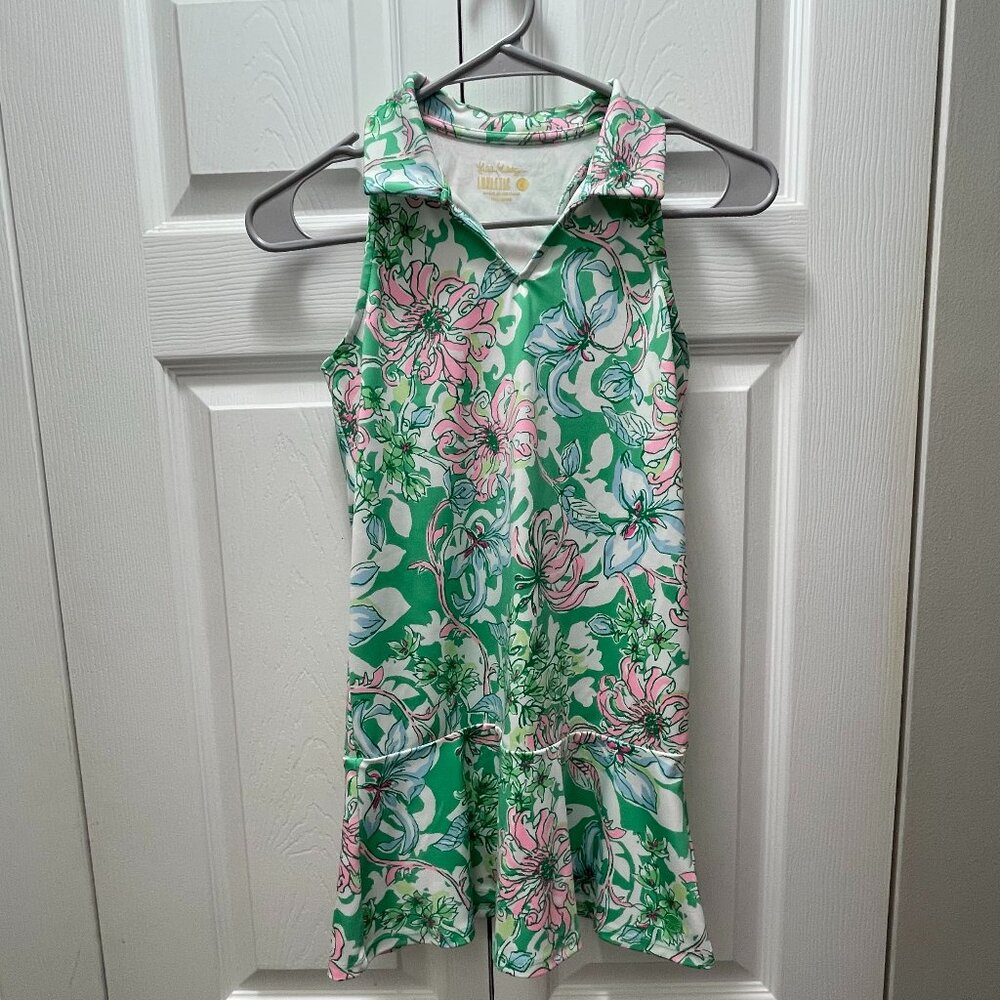 Lily Pulitzer Spearmint Blossom Views Dania Dress UPF50+